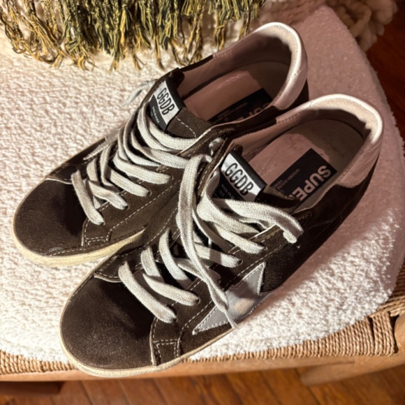GOLDEN GOOSE SUPERSTAR SUEDE SNEAKER Size 40 Brown Suede Pre Loved - Authentic - Picture 5 of 7